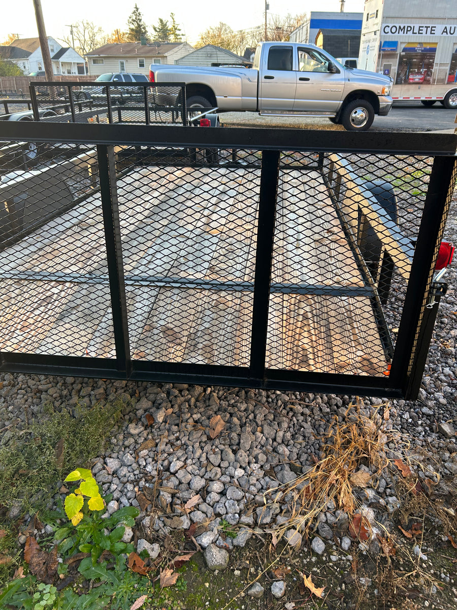 12' Single Axle Utility Trailer Farmersville Auto Sales & Trailers