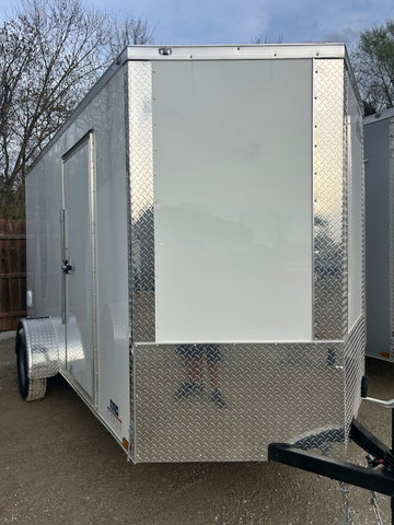 6x12 Single Axle Enclosed Trailer