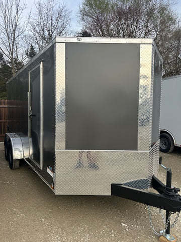 7x16 Tandem Axle Enclosed Trailer