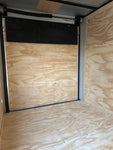 6x12 Single Axle Enclosed Trailer