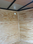6x12 Single Axle Enclosed Trailer